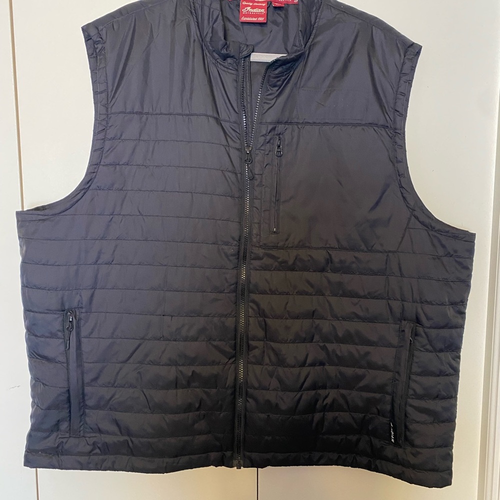 Men's Black Quilted Vest